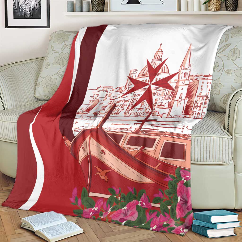 Inhobbok Malta Blanket Valetta Scenery