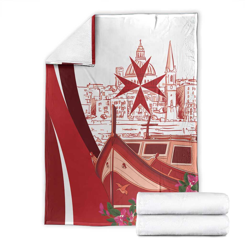 Inhobbok Malta Blanket Valetta Scenery