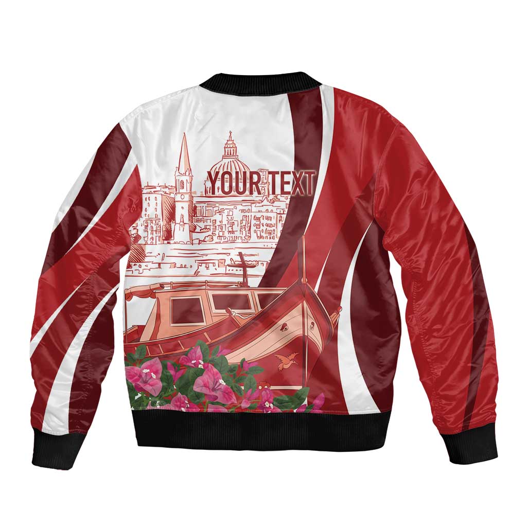 Inhobbok Malta Personalized Bomber Jacket Valetta Scenery