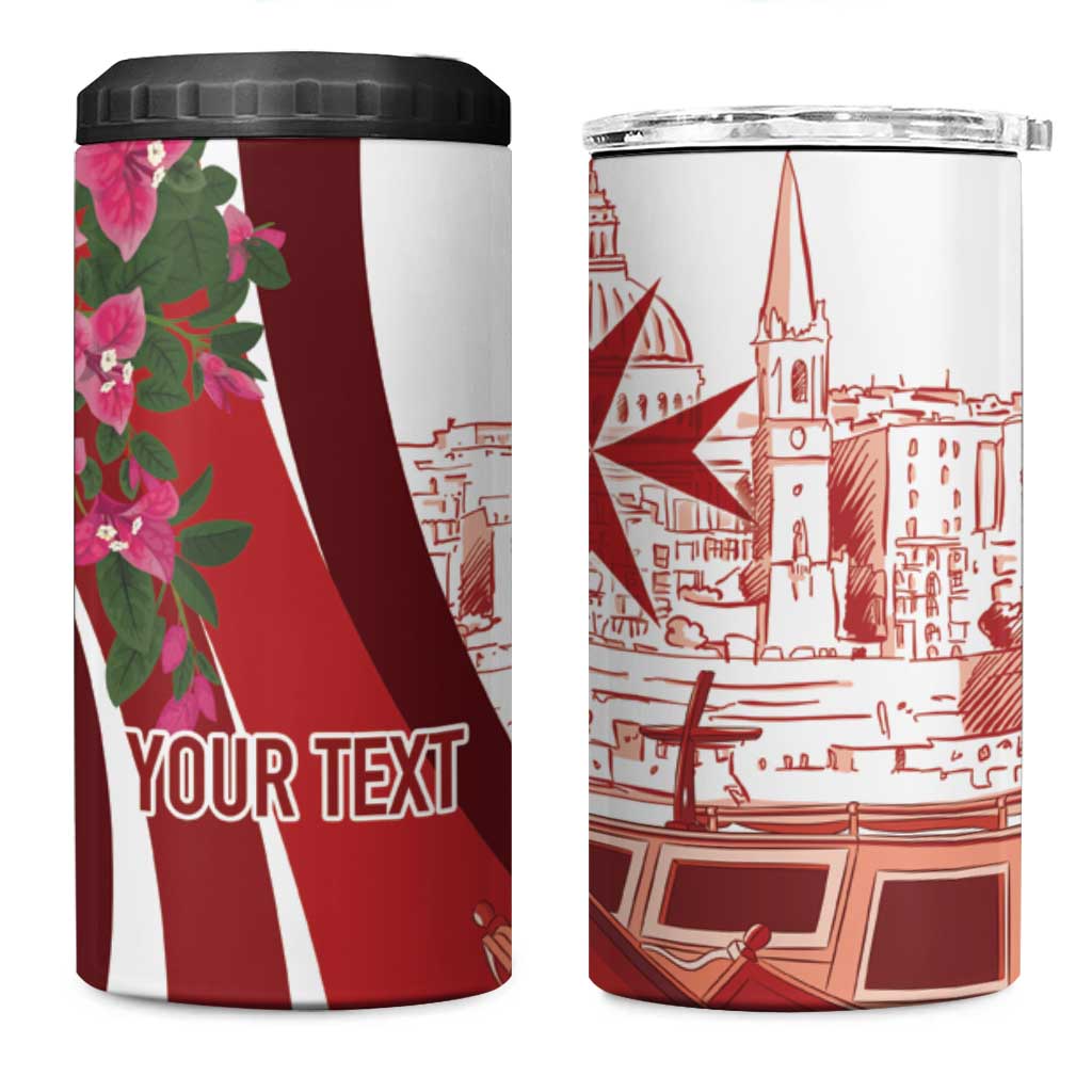 Inhobbok Malta Personalized 4 in 1 Can Cooler Tumbler Valetta Scenery