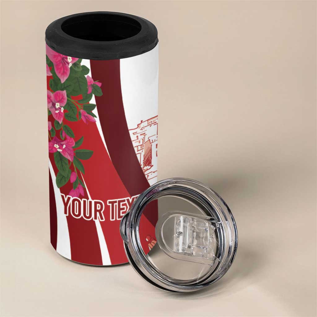 Inhobbok Malta Personalized 4 in 1 Can Cooler Tumbler Valetta Scenery