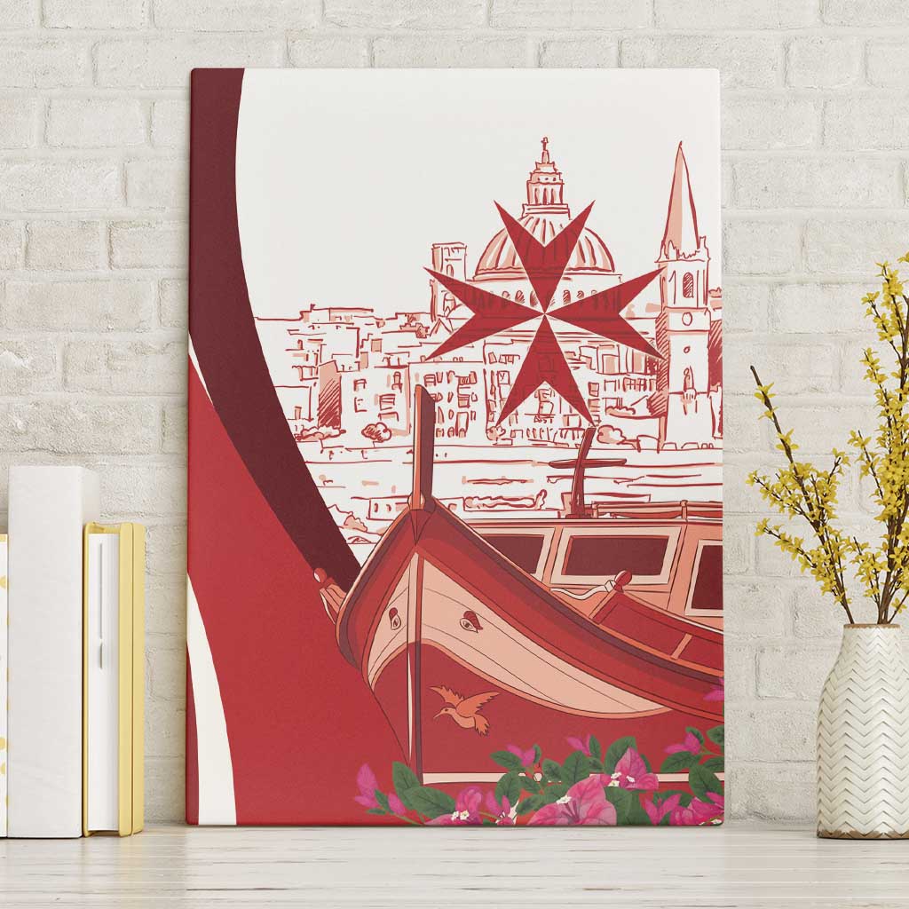 Inhobbok Malta Canvas Wall Art Valetta Scenery