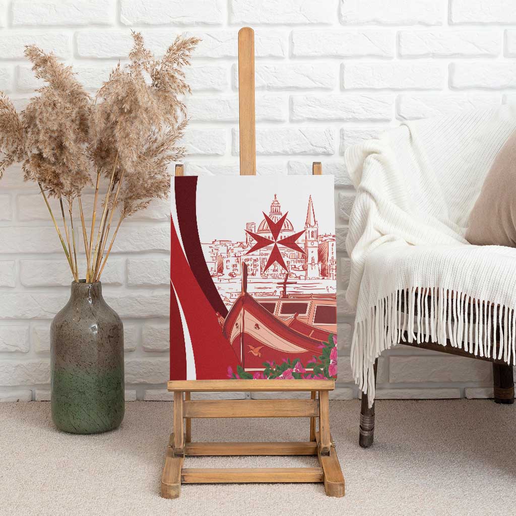 Inhobbok Malta Canvas Wall Art Valetta Scenery