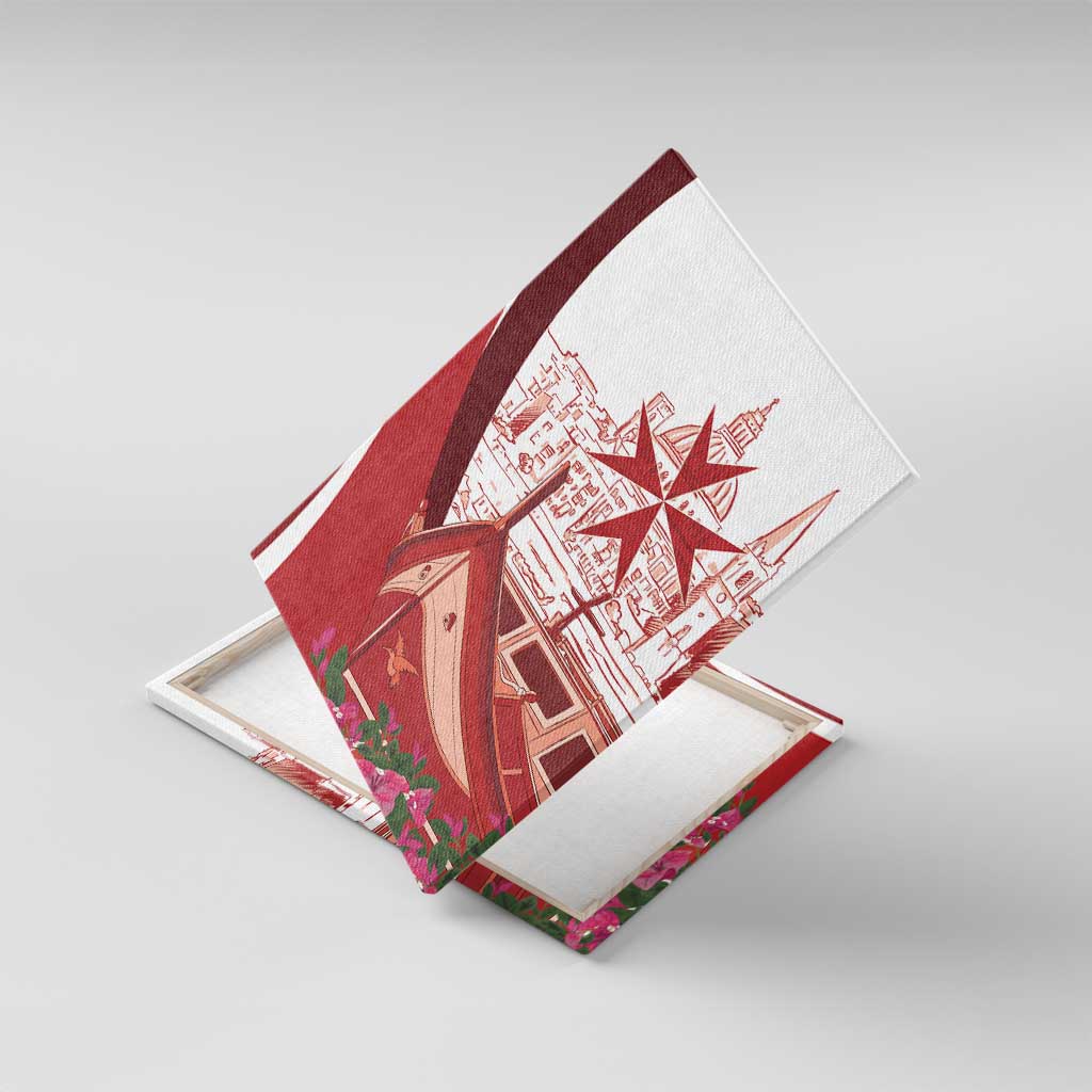 Inhobbok Malta Canvas Wall Art Valetta Scenery