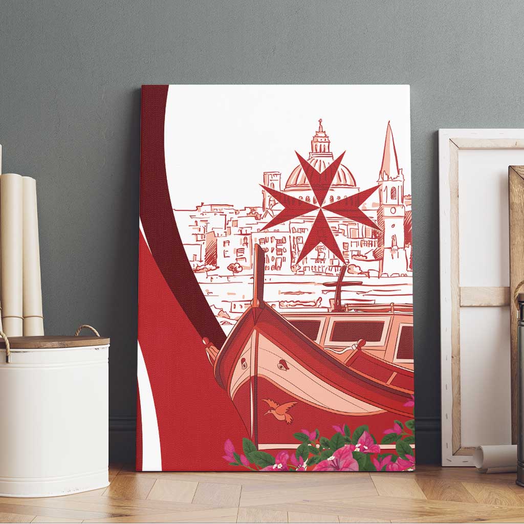 Inhobbok Malta Canvas Wall Art Valetta Scenery