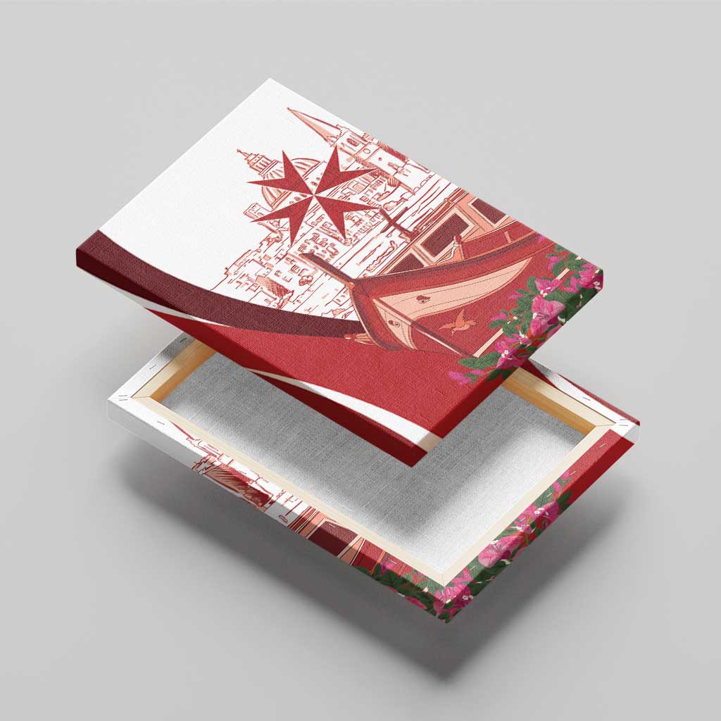 Inhobbok Malta Canvas Wall Art Valetta Scenery