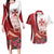 Inhobbok Malta Personalized Couples Matching Long Sleeve Bodycon Dress and Hawaiian Shirt Valetta Scenery