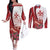 Inhobbok Malta Personalized Couples Matching Off The Shoulder Long Sleeve Dress and Long Sleeve Button Shirt Valetta Scenery