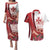 Inhobbok Malta Personalized Couples Matching Puletasi and Hawaiian Shirt Valetta Scenery