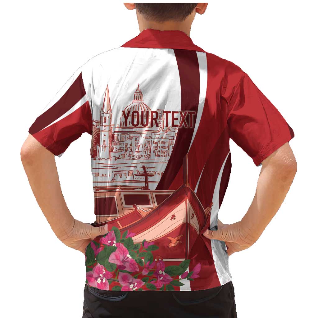 Inhobbok Malta Personalized Family Matching Mermaid Dress and Hawaiian Shirt Valetta Scenery