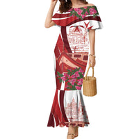 Inhobbok Malta Personalized Family Matching Mermaid Dress and Hawaiian Shirt Valetta Scenery