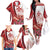 Inhobbok Malta Personalized Family Matching Off The Shoulder Long Sleeve Dress and Hawaiian Shirt Valetta Scenery