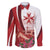 Inhobbok Malta Personalized Family Matching Off The Shoulder Long Sleeve Dress and Hawaiian Shirt Valetta Scenery