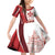 Inhobbok Malta Personalized Family Matching Off Shoulder Short Dress and Hawaiian Shirt Valetta Scenery