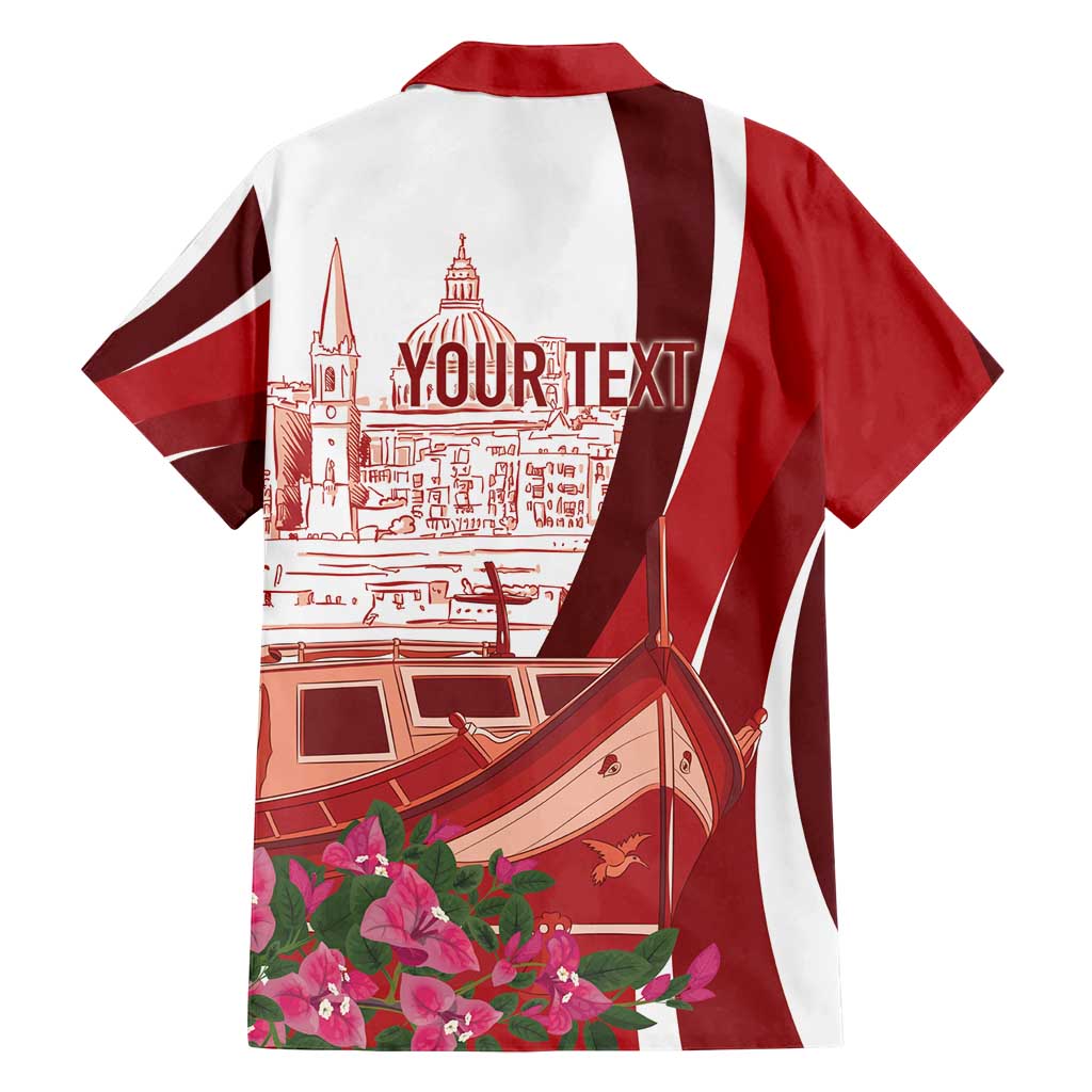 Inhobbok Malta Personalized Family Matching Puletasi and Hawaiian Shirt Valetta Scenery