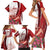 Inhobbok Malta Personalized Family Matching Short Sleeve Bodycon Dress and Hawaiian Shirt Valetta Scenery