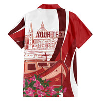 Inhobbok Malta Personalized Family Matching Summer Maxi Dress and Hawaiian Shirt Valetta Scenery