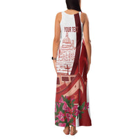 Inhobbok Malta Personalized Family Matching Tank Maxi Dress and Hawaiian Shirt Valetta Scenery