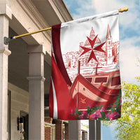 Inhobbok Malta Garden Flag Valetta Scenery