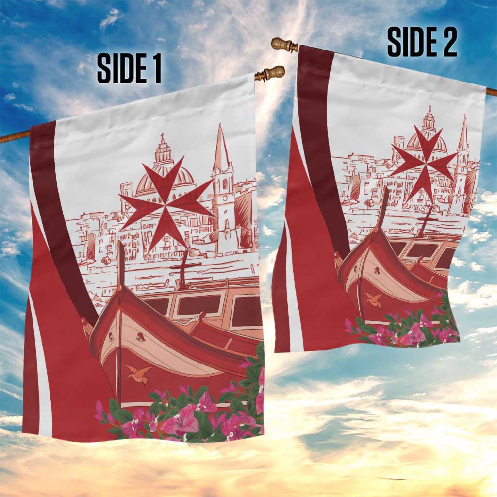 Inhobbok Malta Garden Flag Valetta Scenery