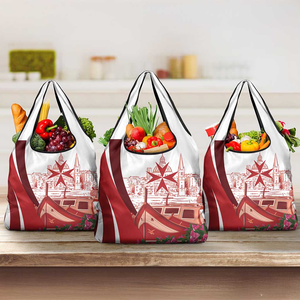 Inhobbok Malta Grocery Bag Valetta Scenery
