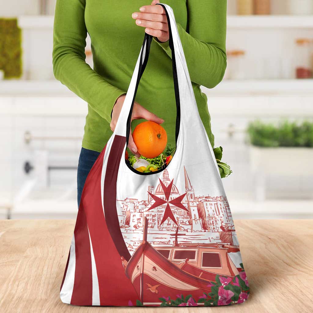 Inhobbok Malta Grocery Bag Valetta Scenery