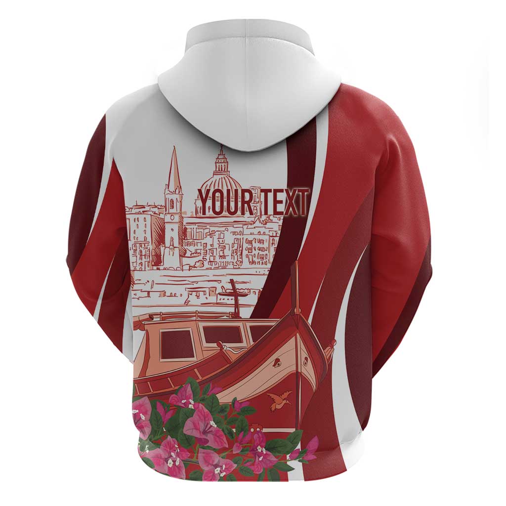 Inhobbok Malta Personalized Hoodie Valetta Scenery