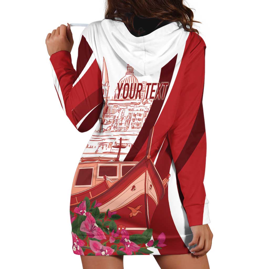 Inhobbok Malta Personalized Hoodie Dress Valetta Scenery