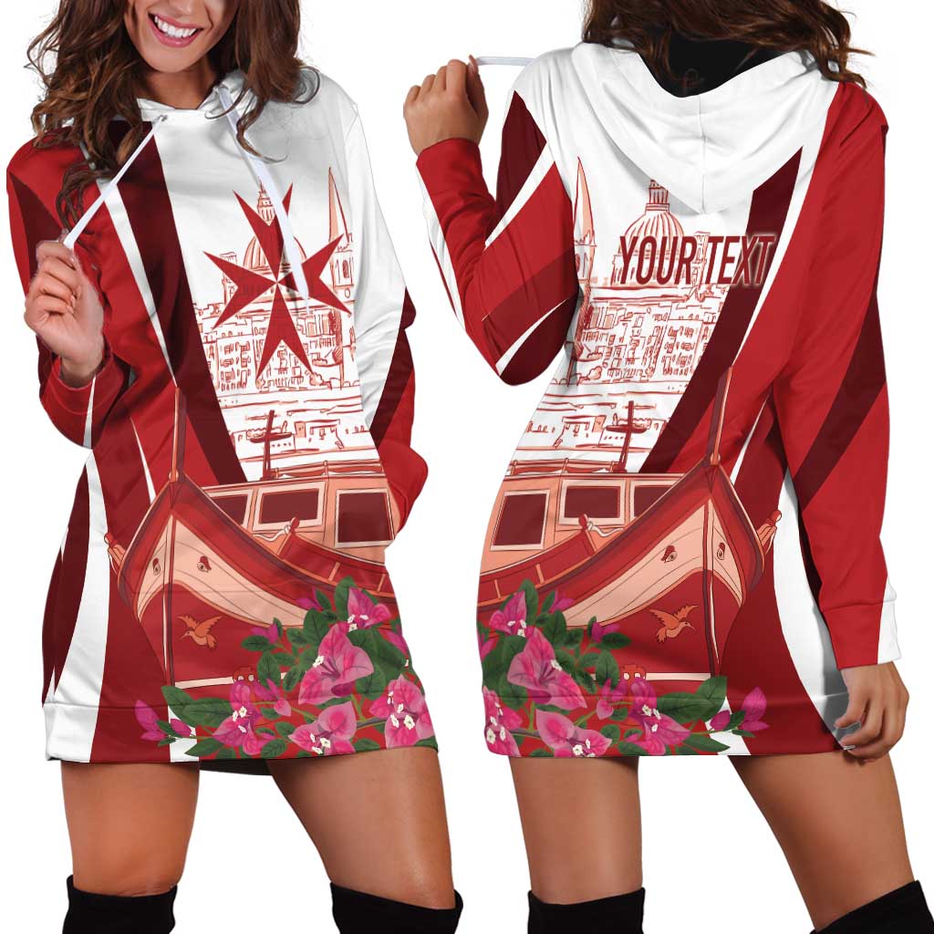 Inhobbok Malta Personalized Hoodie Dress Valetta Scenery