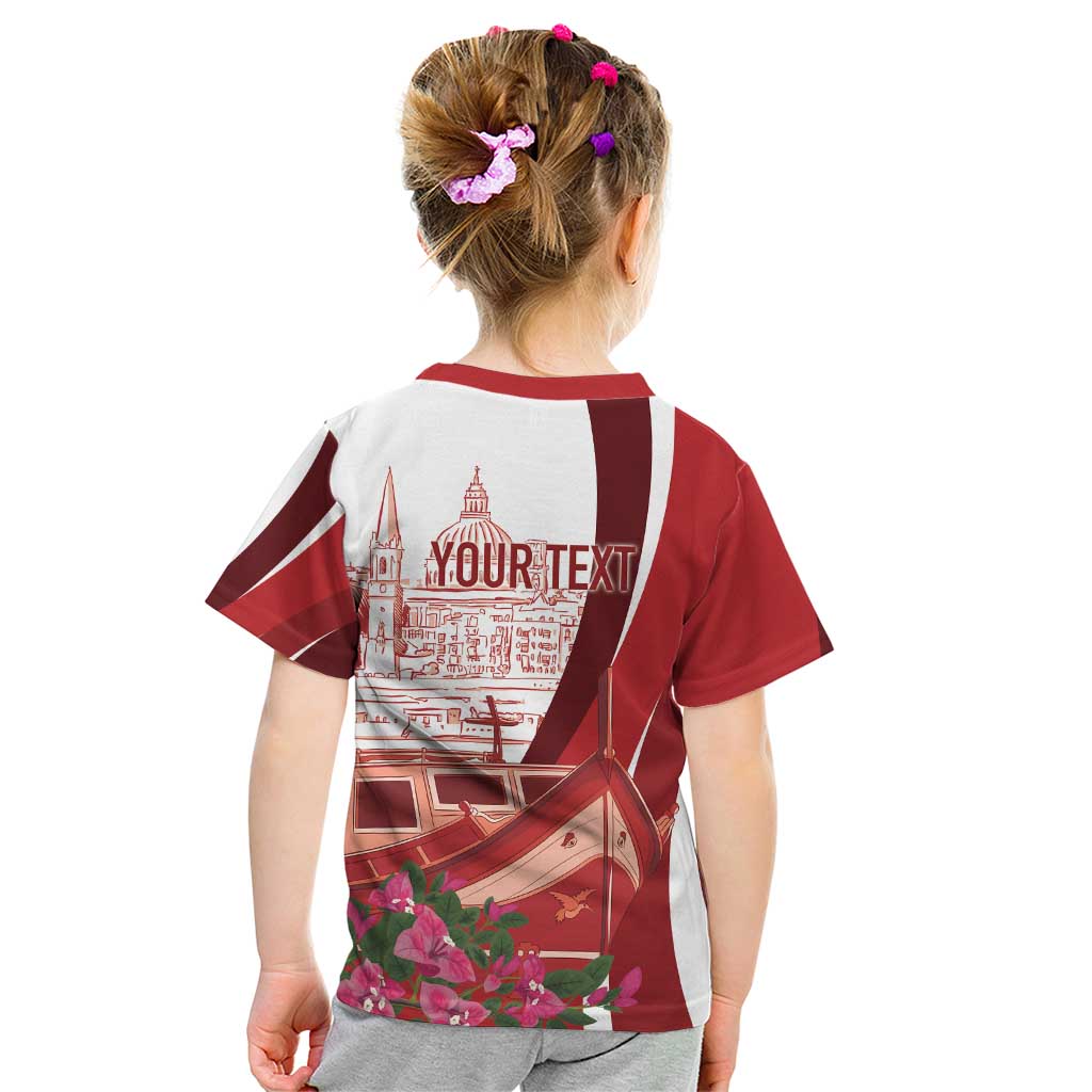 Inhobbok Malta Personalized Kid T Shirt Valetta Scenery