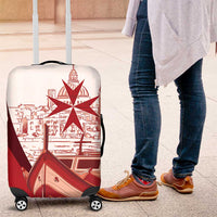 Inhobbok Malta Luggage Cover Valetta Scenery