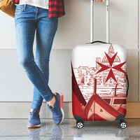 Inhobbok Malta Luggage Cover Valetta Scenery