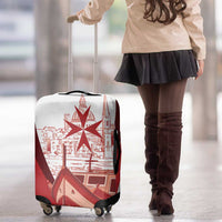 Inhobbok Malta Luggage Cover Valetta Scenery