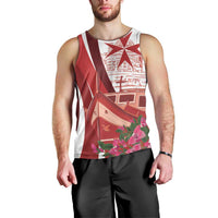 Inhobbok Malta Personalized Men Tank Top Valetta Scenery