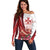 Inhobbok Malta Personalized Off Shoulder Sweater Valetta Scenery