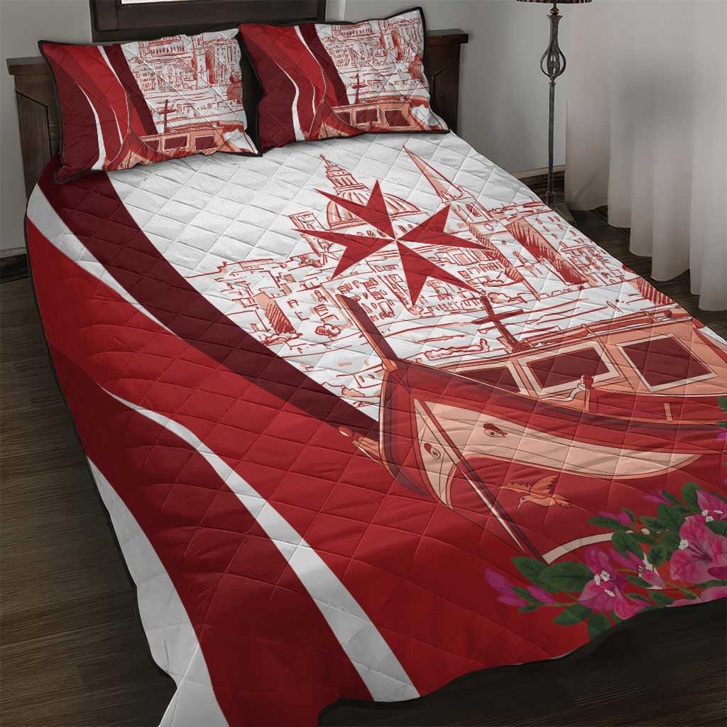 Inhobbok Malta Quilt Bed Set Valetta Scenery