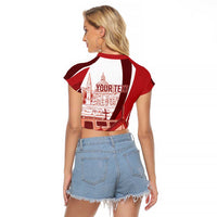 Inhobbok Malta Personalized Raglan Cropped T Shirt Valetta Scenery