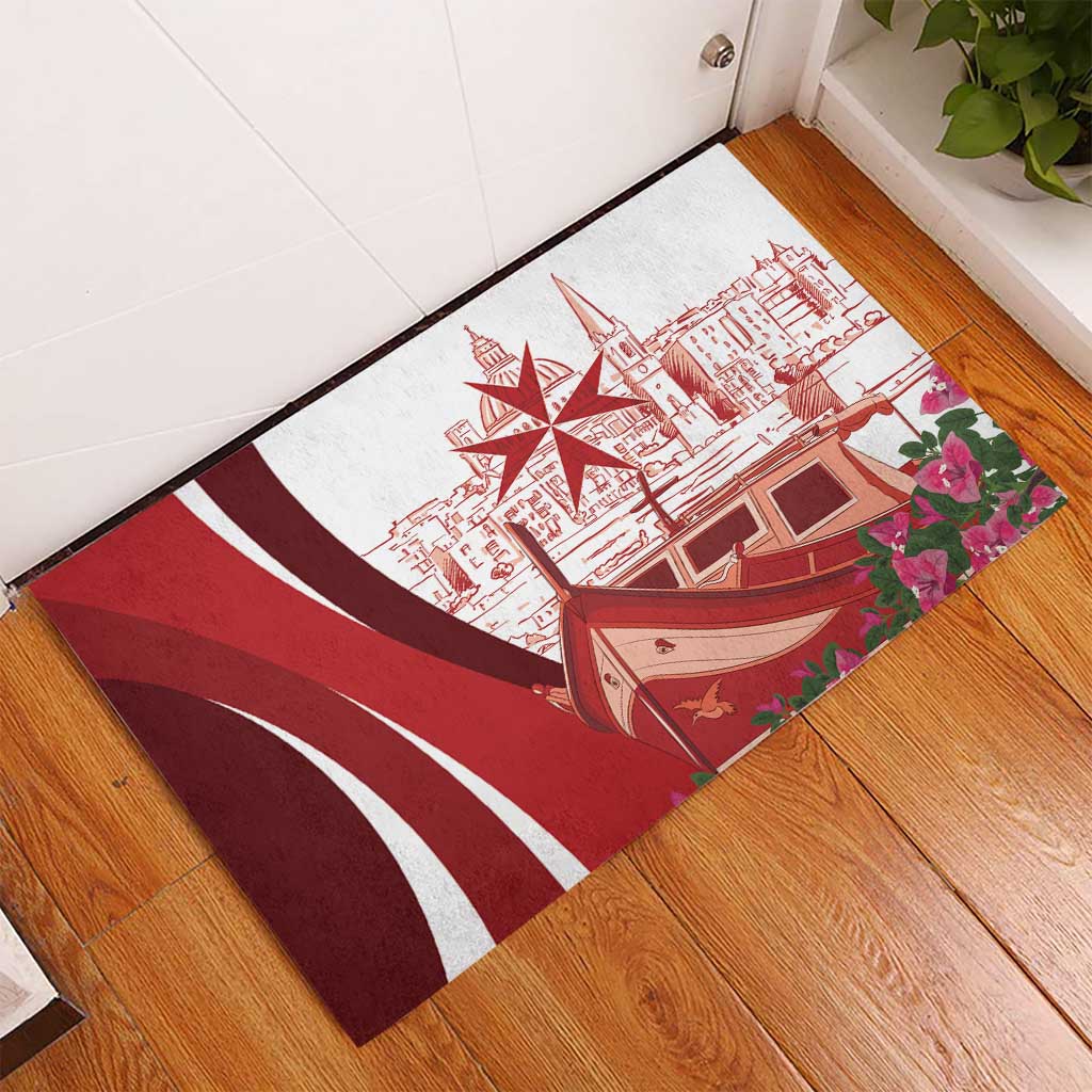 Inhobbok Malta Rubber Doormat Valetta Scenery