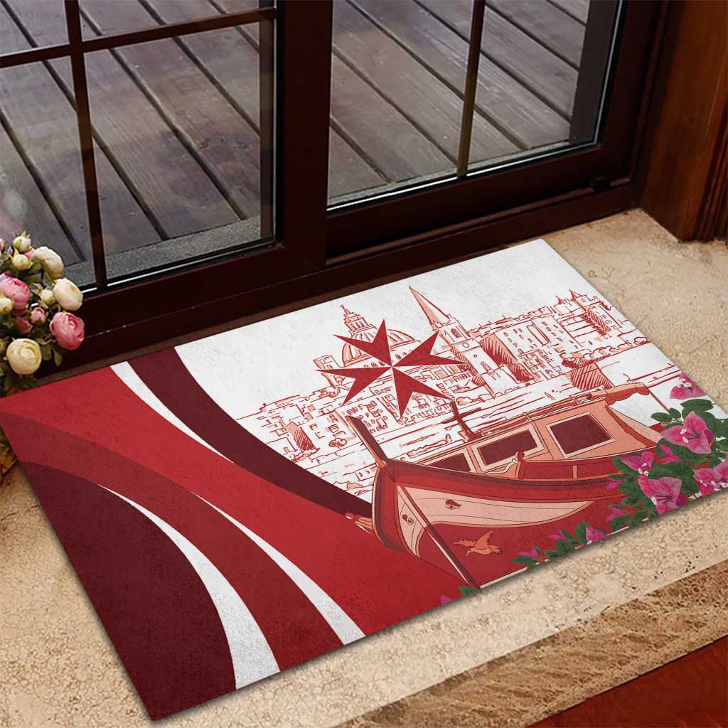 Inhobbok Malta Rubber Doormat Valetta Scenery