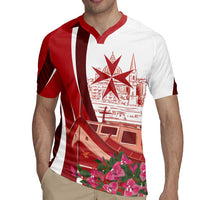 Inhobbok Malta Personalized Rugby Jersey Valetta Scenery