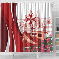 Inhobbok Malta Shower Curtain Valetta Scenery