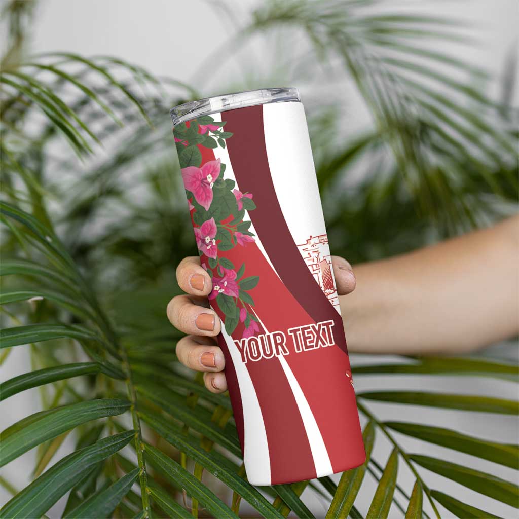 Inhobbok Malta Personalized Skinny Tumbler Valetta Scenery