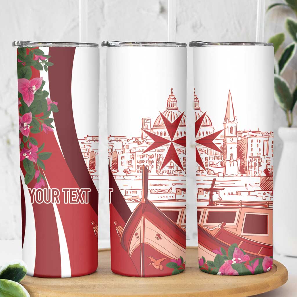 Inhobbok Malta Personalized Skinny Tumbler Valetta Scenery