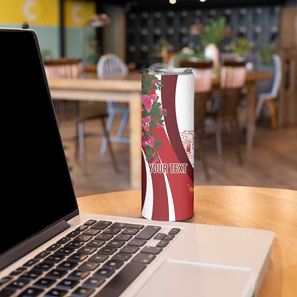 Inhobbok Malta Personalized Skinny Tumbler Valetta Scenery