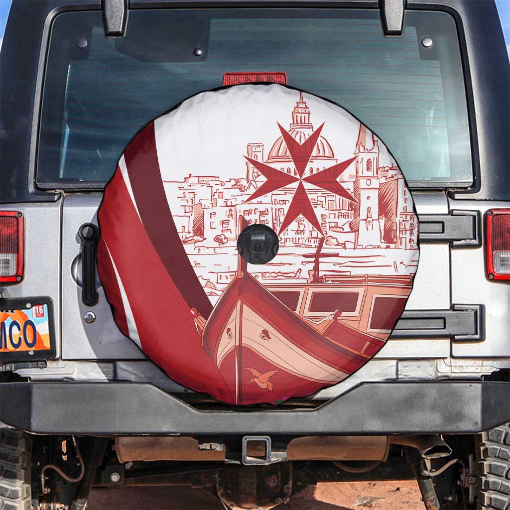 Inhobbok Malta Spare Tire Cover Valetta Scenery