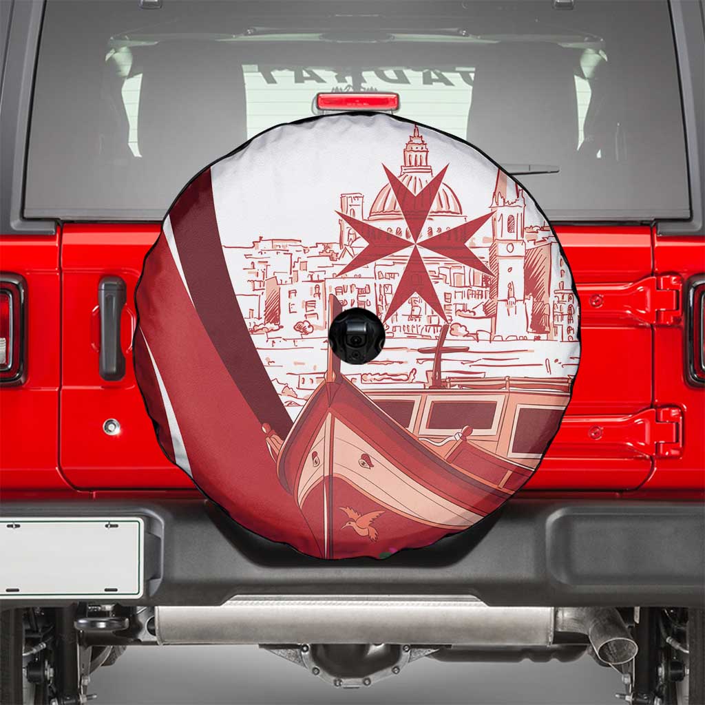 Inhobbok Malta Spare Tire Cover Valetta Scenery