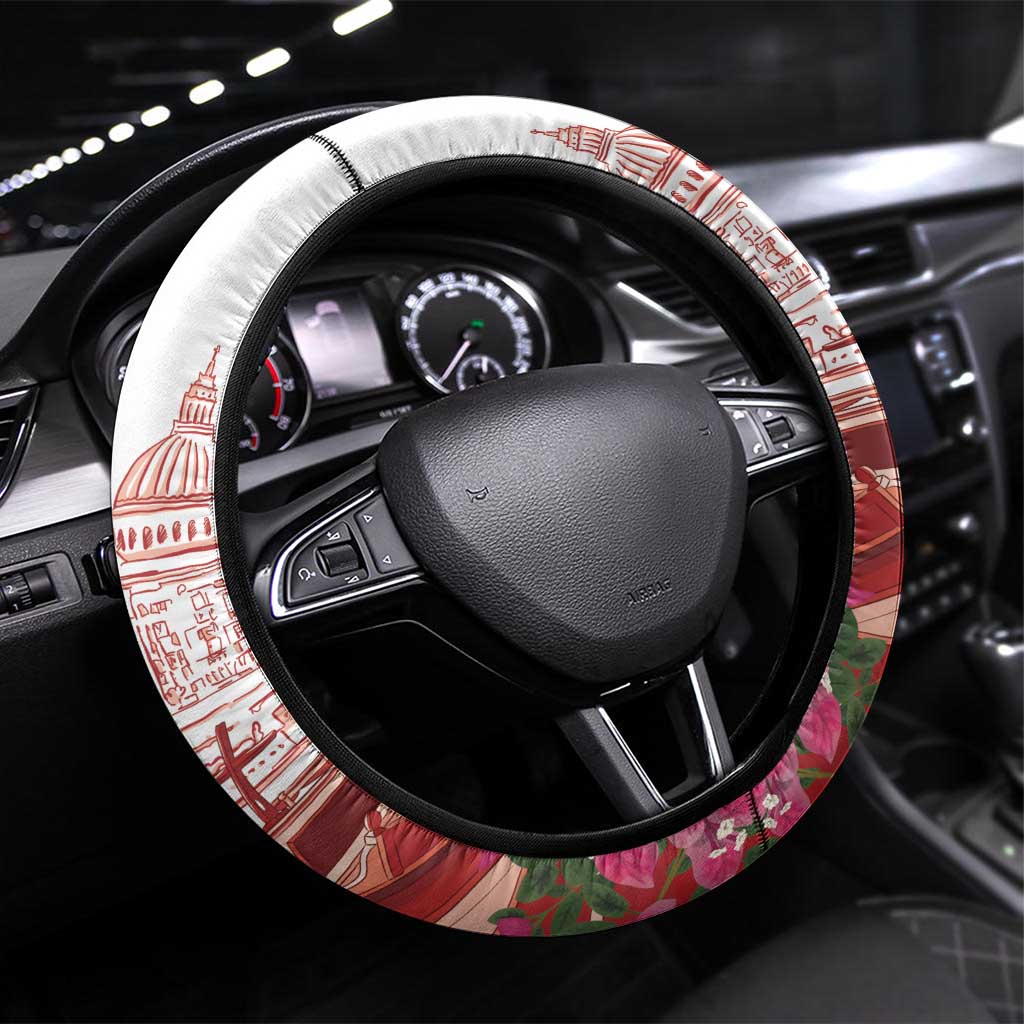 Inhobbok Malta Steering Wheel Cover Valetta Scenery