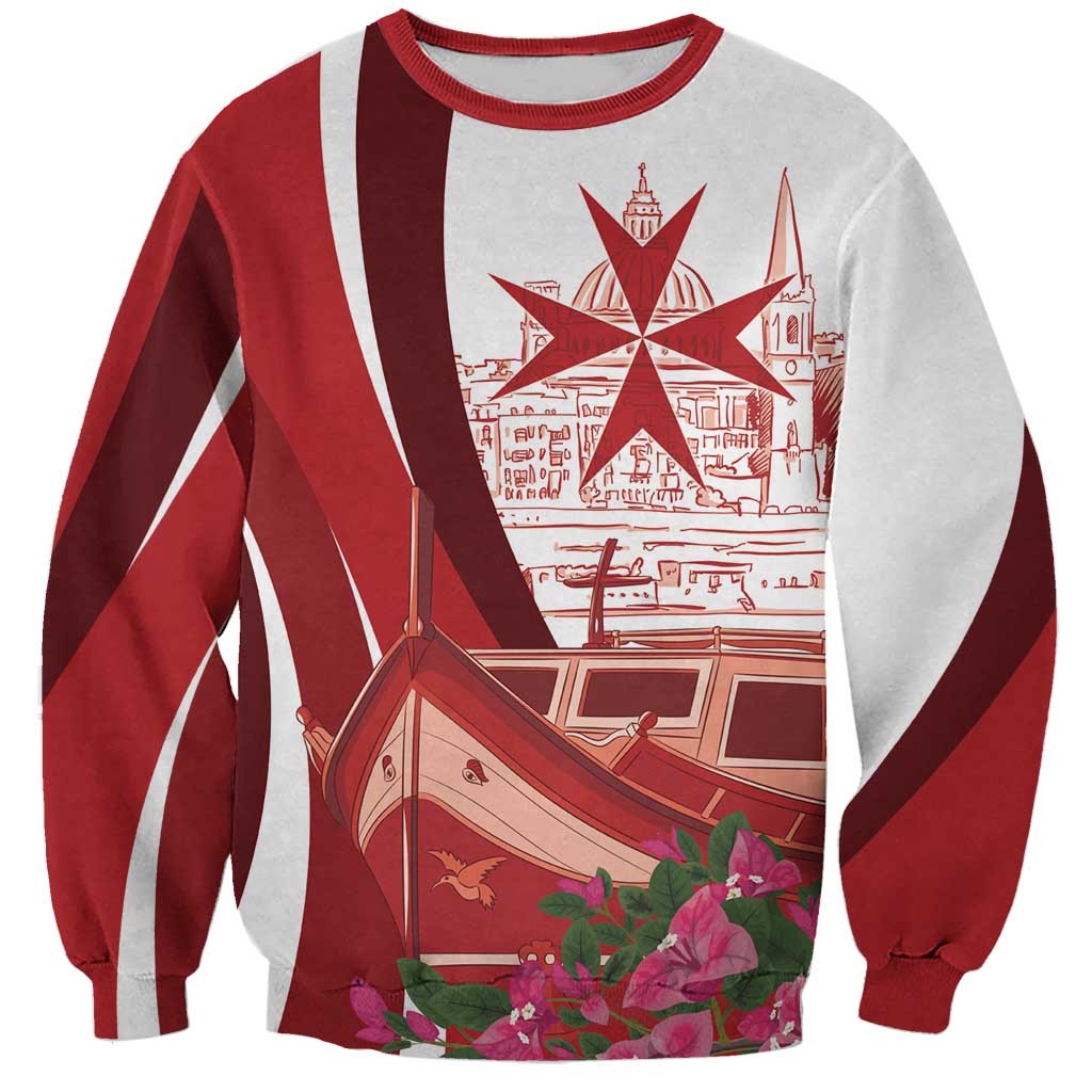 Inhobbok Malta Personalized Sweatshirt Valetta Scenery