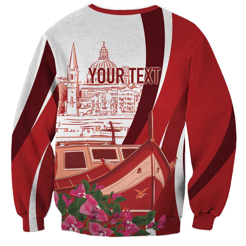 Inhobbok Malta Personalized Sweatshirt Valetta Scenery
