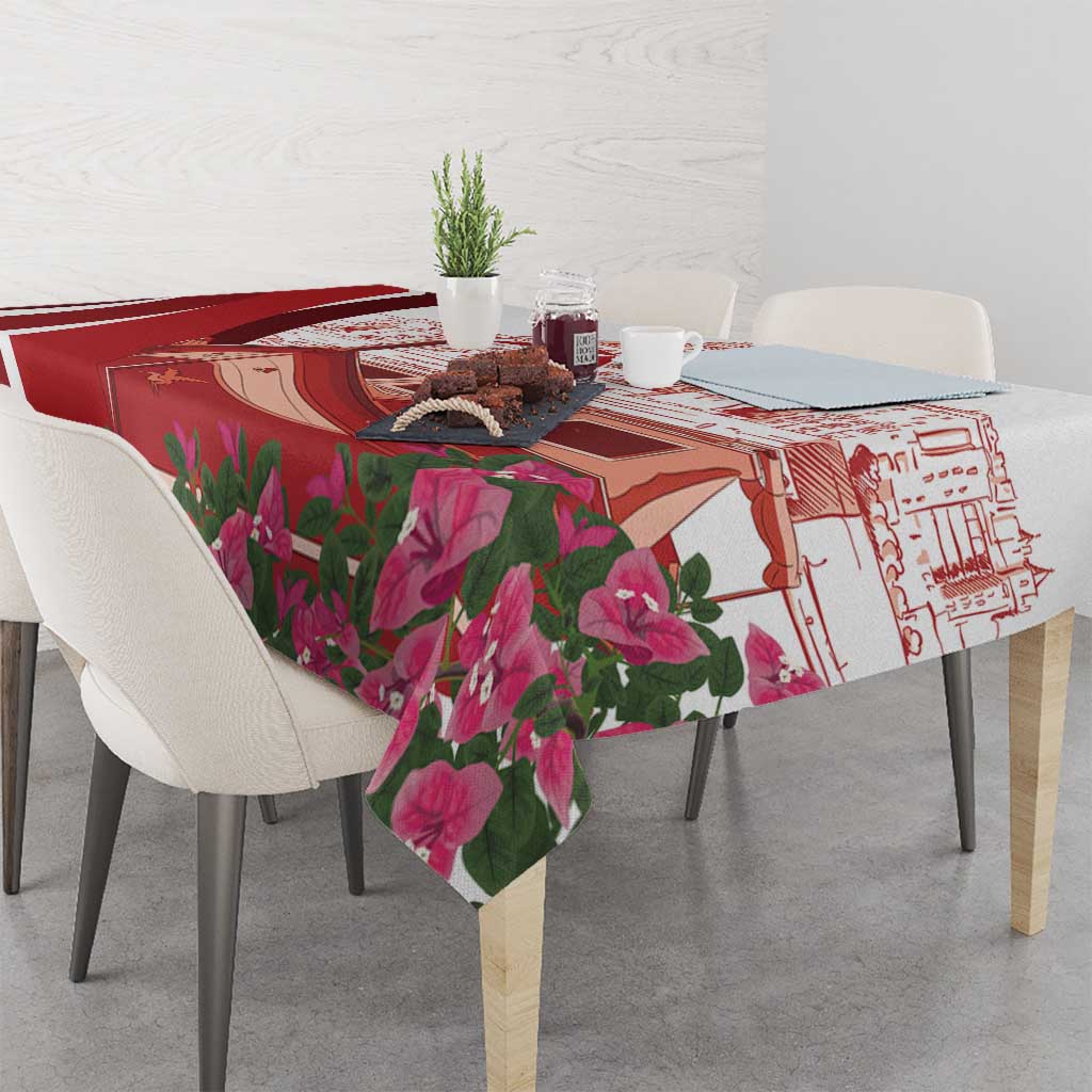 Inhobbok Malta Tablecloth Valetta Scenery